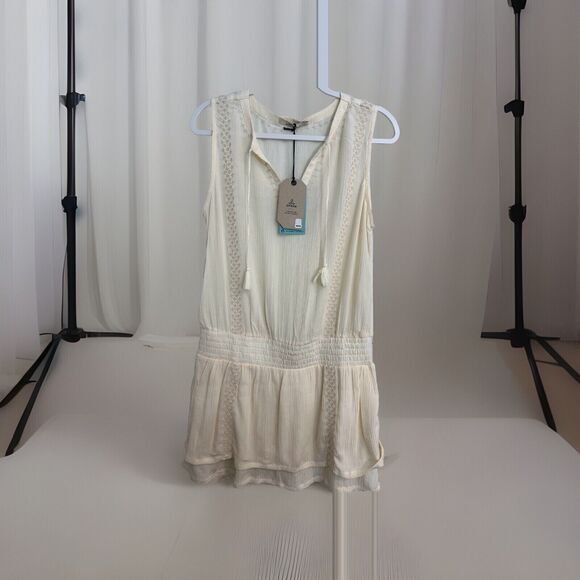 prAna Women's Seaview Sky Dress Bone Size XL New - Picture 3 of 15